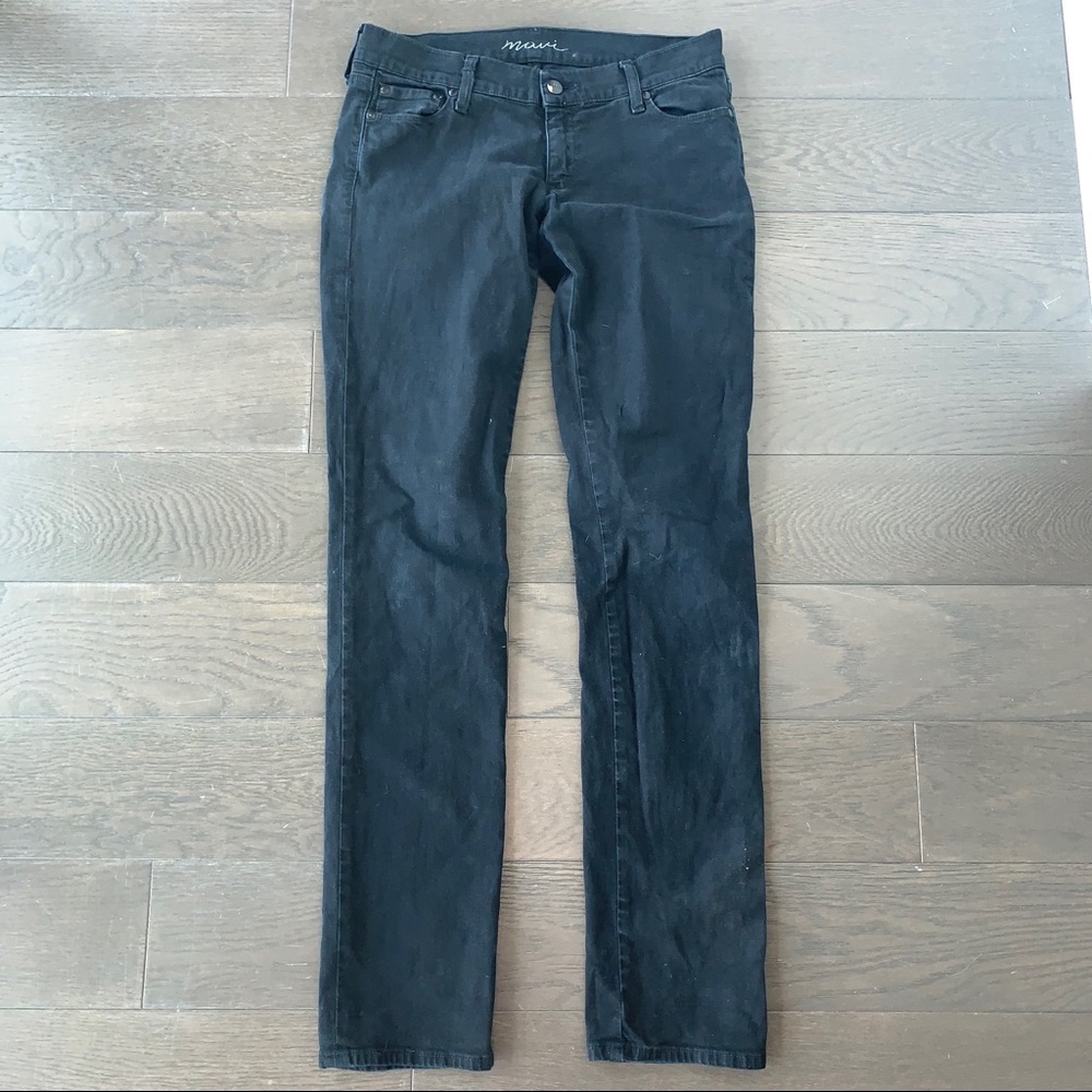 Mavi Black Denim Lindy Skinny Jeans, 29/34